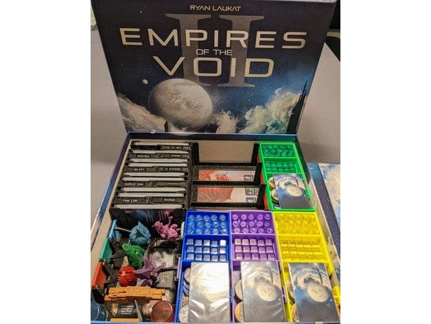 Tabletop Terrain Board Game Insert Empires of the Void II Board Game Insert / Organizer