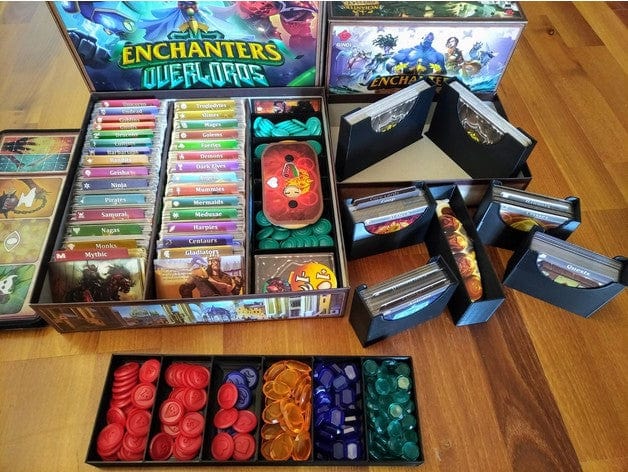 Tabletop Terrain Board Game Insert Enchanters East Quest with Expansions Board Game Insert / Organizer