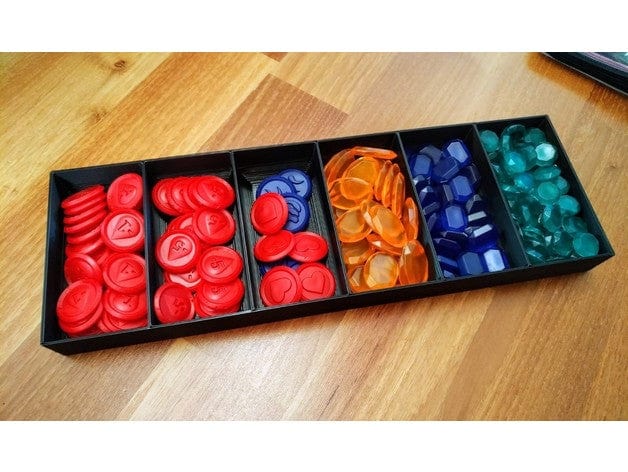 Tabletop Terrain Board Game Insert Enchanters East Quest with Expansions Board Game Insert / Organizer