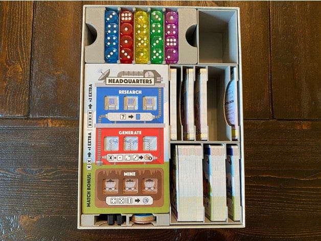 Tabletop Terrain Board Game Insert Fantastic Factories with Expansions Board Game Insert / Organizer