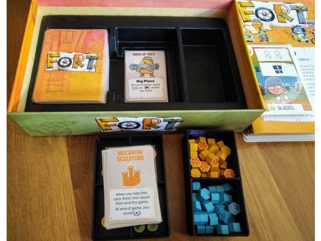 Tabletop Terrain Board Game Insert Fort Board Game Insert / Organizer