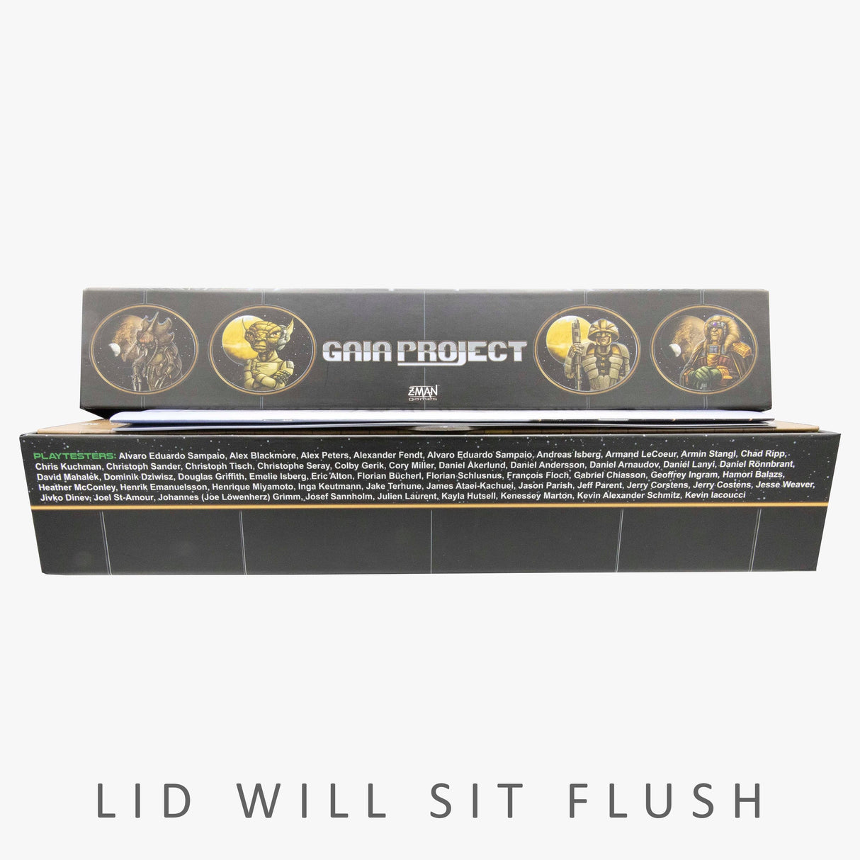 Tabletop Terrain Board Game Insert Gaia Project 3D Printed Insert/Organizer in Color