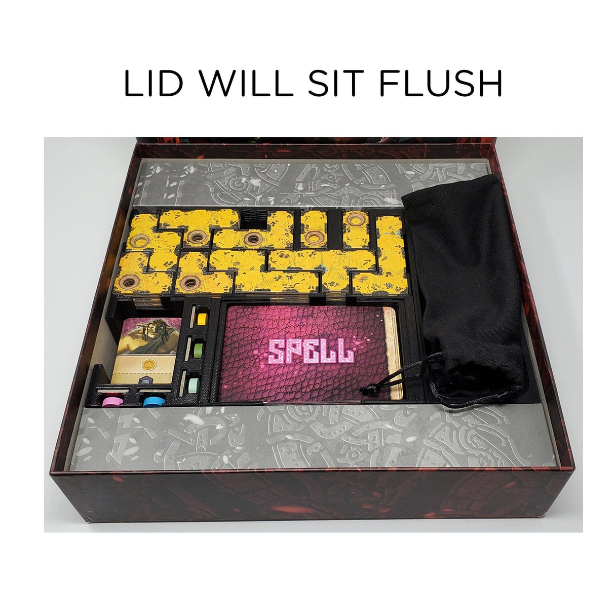 Tabletop Terrain Board Game Insert In The Hall of The Mountain King Board Game Organizer / Insert