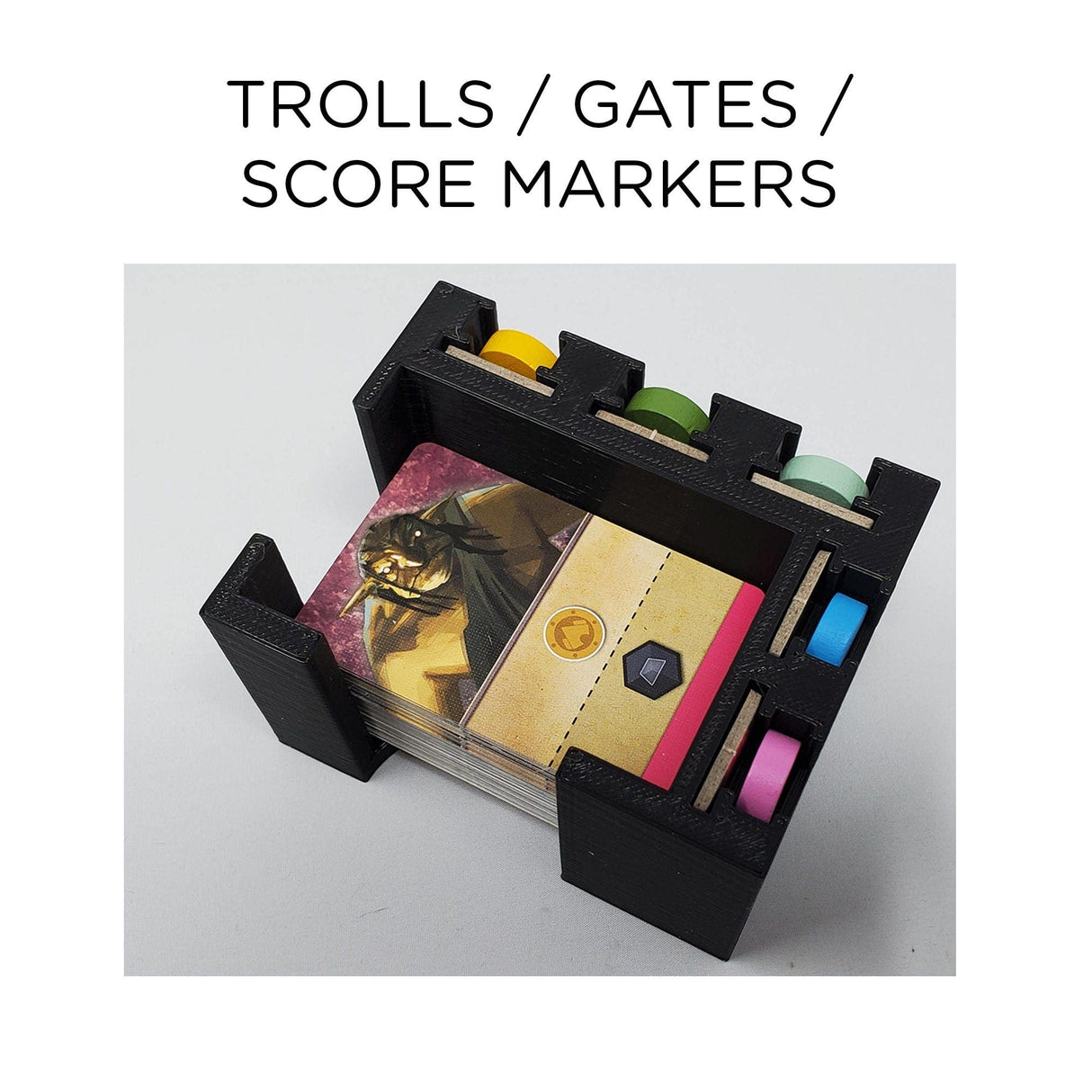 Tabletop Terrain Board Game Insert In The Hall of The Mountain King Board Game Organizer / Insert