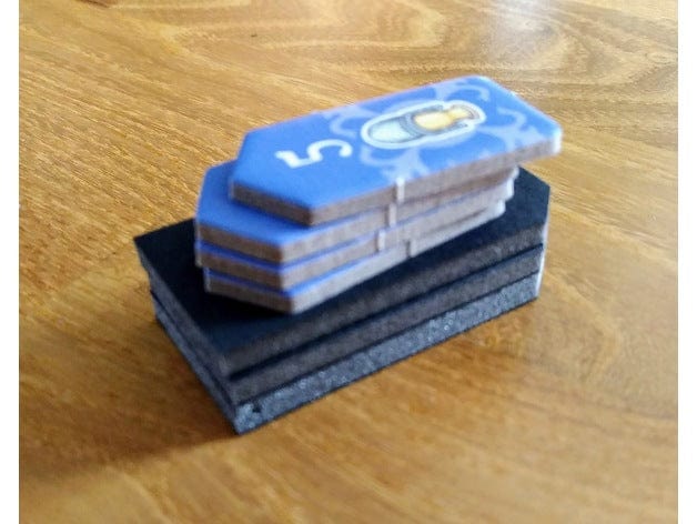 Tabletop Terrain Board Game Insert Lisboa with Deluxe Components Board Game Insert / Organizer