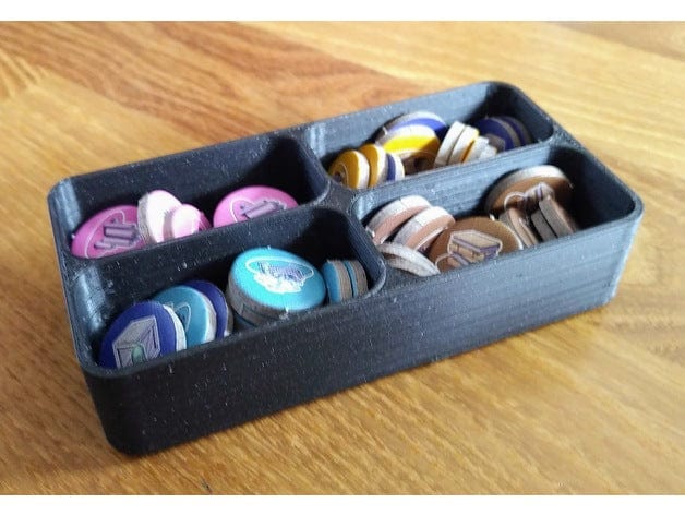 Tabletop Terrain Board Game Insert Lisboa with Deluxe Components Board Game Insert / Organizer