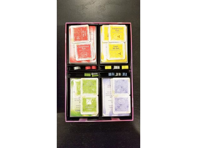 Tabletop Terrain Board Game Insert Lotus Board Game Insert / Organizer