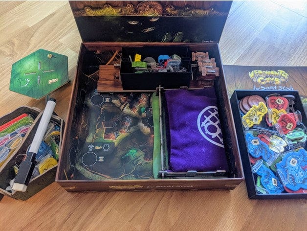 Tabletop Terrain Board Game Insert Merchants Cove Expansion Board Game Insert / Organizer