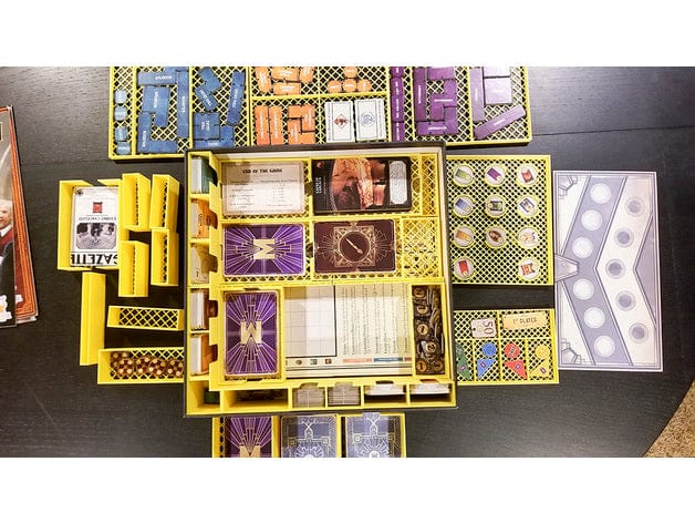 Tabletop Terrain Board Game Insert Museum: Pictura with Expansions Board Game Insert / Organizer