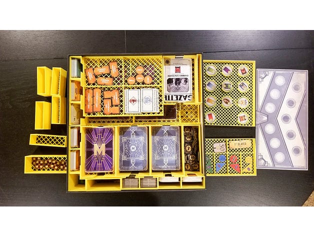 Tabletop Terrain Board Game Insert Museum: Pictura with Expansions Board Game Insert / Organizer