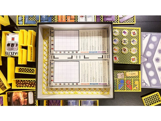 Tabletop Terrain Board Game Insert Museum: Pictura with Expansions Board Game Insert / Organizer