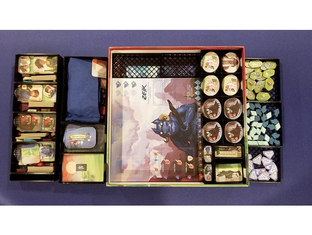 Tabletop Terrain Board Game Insert Now or Never Board Game Insert / Organizer