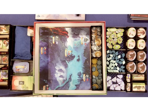 Tabletop Terrain Board Game Insert Now or Never Board Game Insert / Organizer