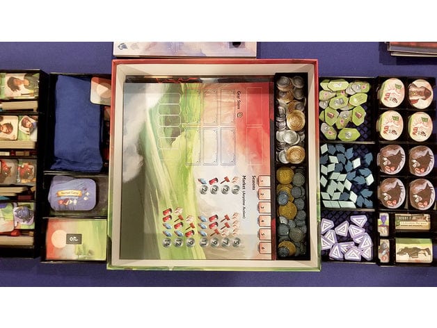 Tabletop Terrain Board Game Insert Now or Never Board Game Insert / Organizer