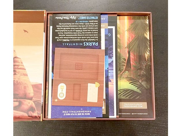 Tabletop Terrain Board Game Insert Parks + Nightfall Expansion Board Game Insert / Organizer