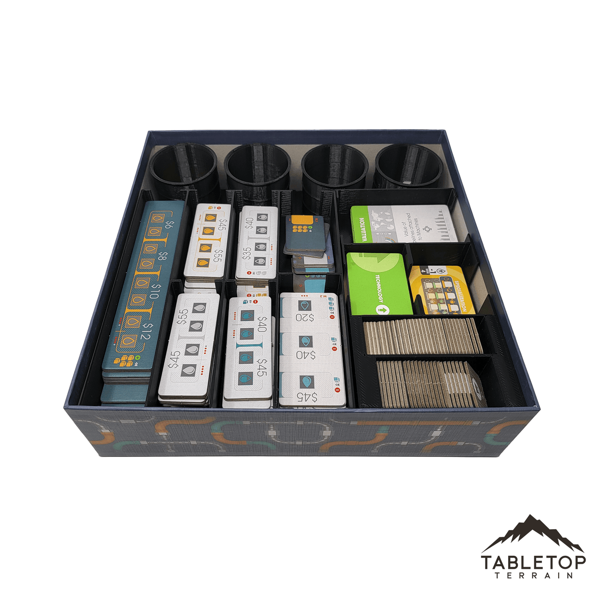 Tabletop Terrain Board Game Insert Pipeline + Emerging Markets Board Game Insert / Organizer