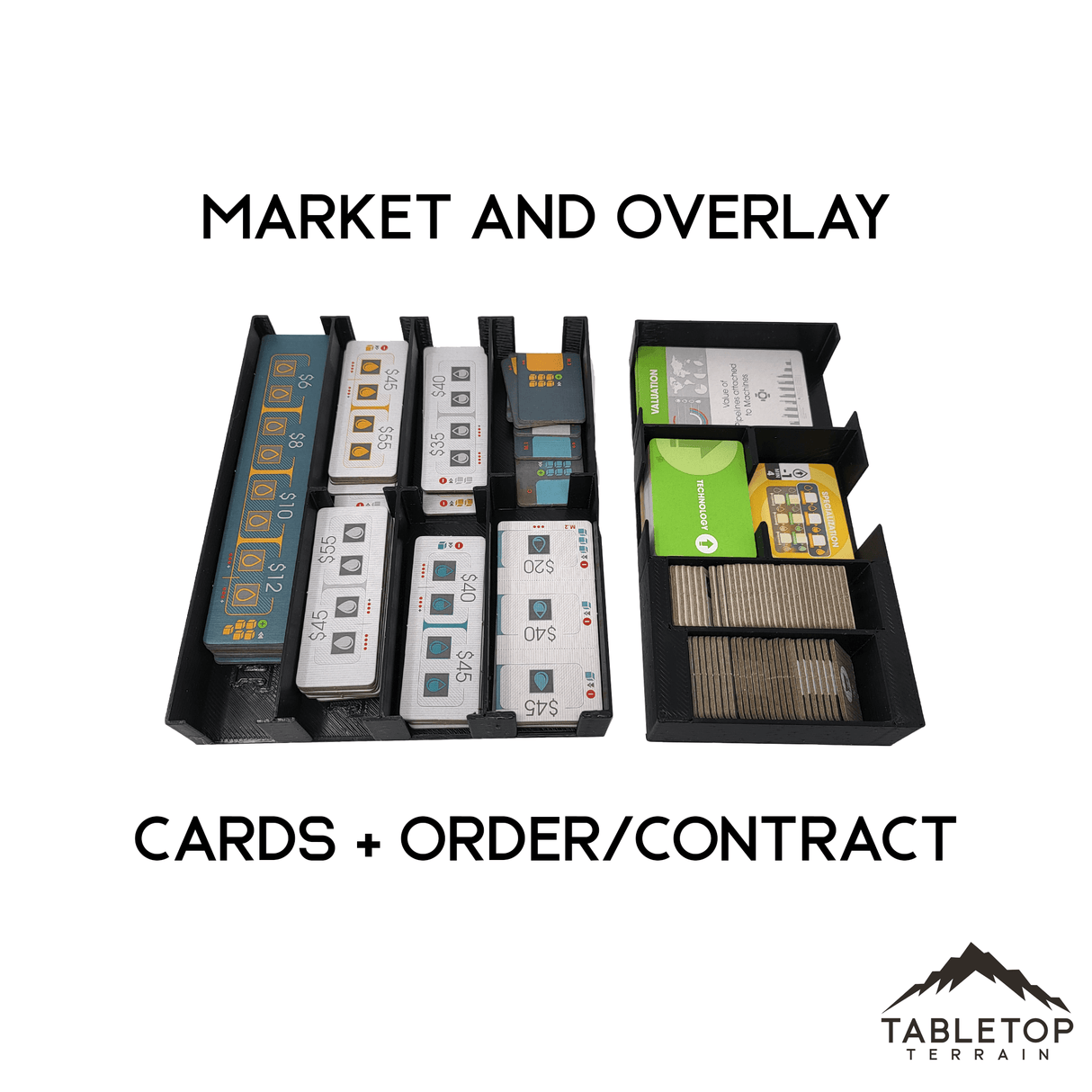 Tabletop Terrain Board Game Insert Pipeline + Emerging Markets Board Game Insert / Organizer
