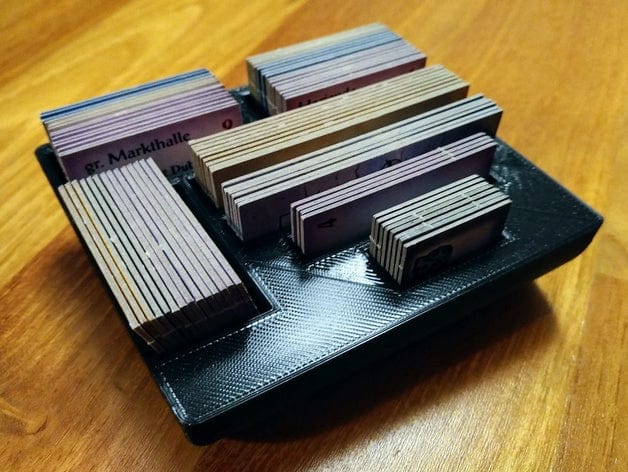 Tabletop Terrain Board Game Insert Puerto Rico (Alea version) Board Game Insert / Organizer