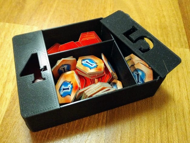 Tabletop Terrain Board Game Insert Puerto Rico (Alea version) Board Game Insert / Organizer