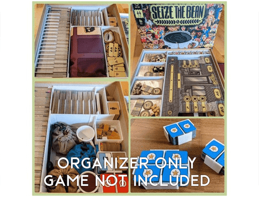 Tabletop Terrain Board Game Insert Seize the Bean Board Game Insert / Organizer Including Expansions