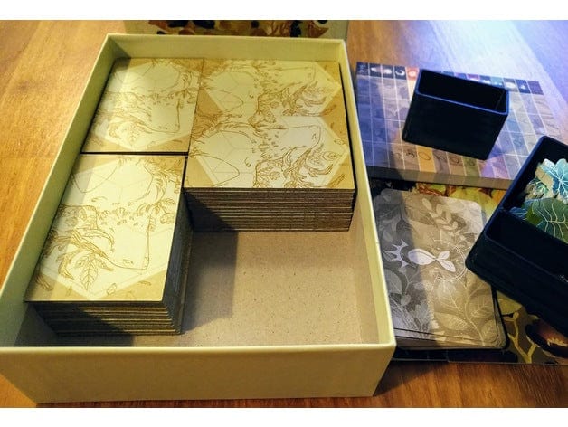 Tabletop Terrain Board Game Insert Spirits of the Forest with Moonlight Expansion Board Game Insert / Organizer