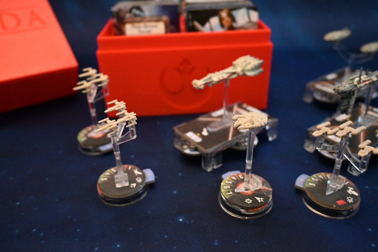 Tabletop Terrain Board Game Insert Star Wars Armada Updated Card Storage Organizers for Upgrade Card Collection