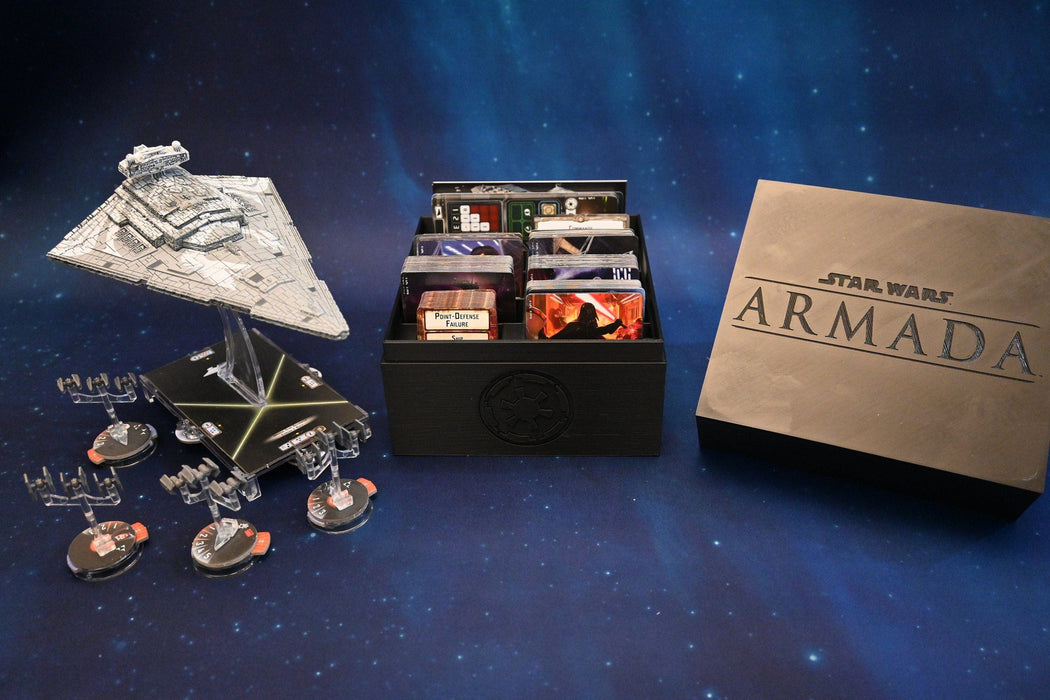 Tabletop Terrain Board Game Insert Star Wars Armada Updated Card Storage Organizers for Upgrade Card Collection