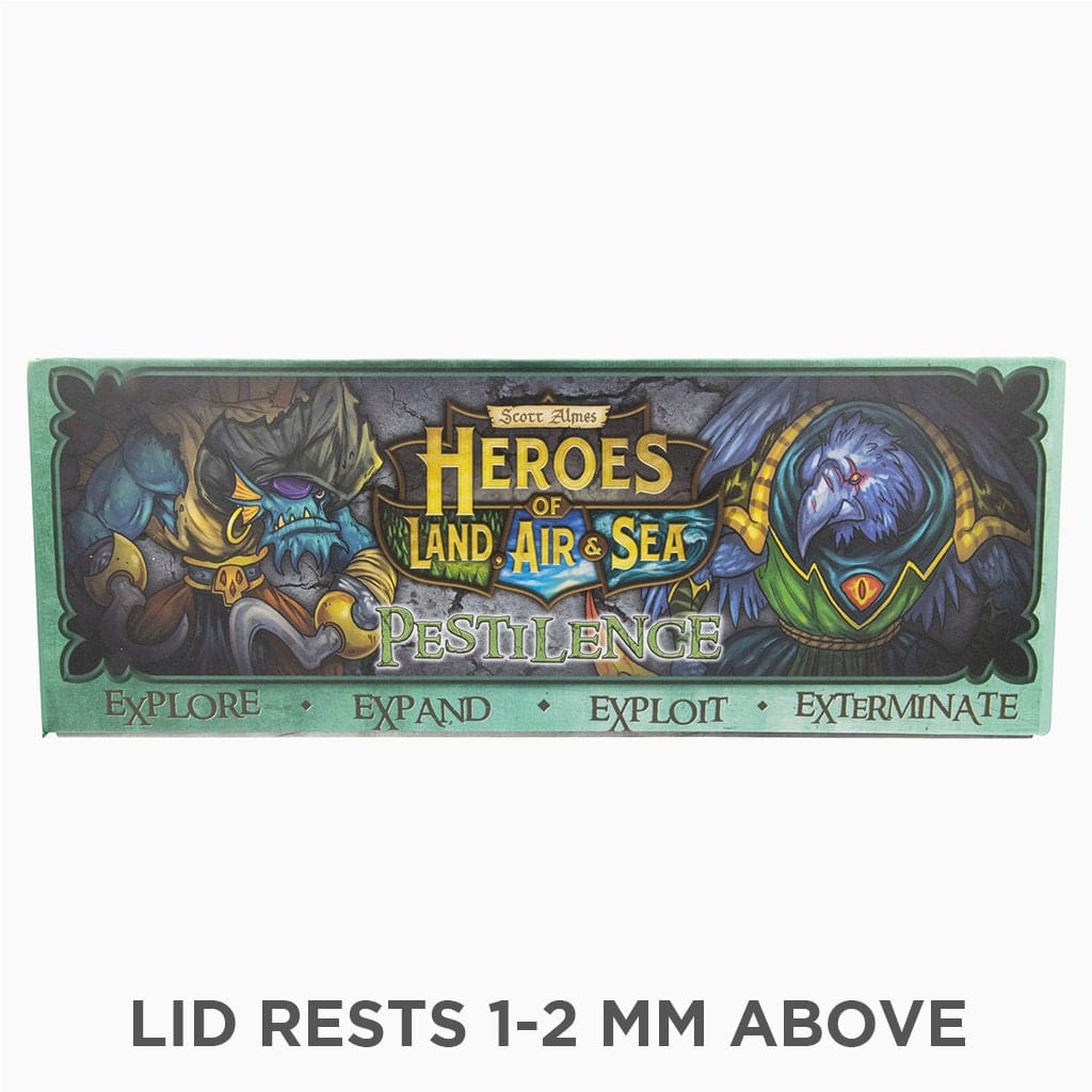 Tabletop Terrain Board Game Insert Ultimate Heroes of Land, Air, and Sea Organizer/Insert