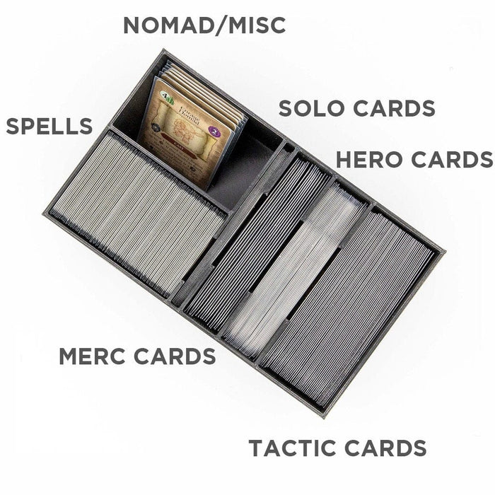 Tabletop Terrain Board Game Insert Ultimate Heroes of Land, Air, and Sea Organizer/Insert