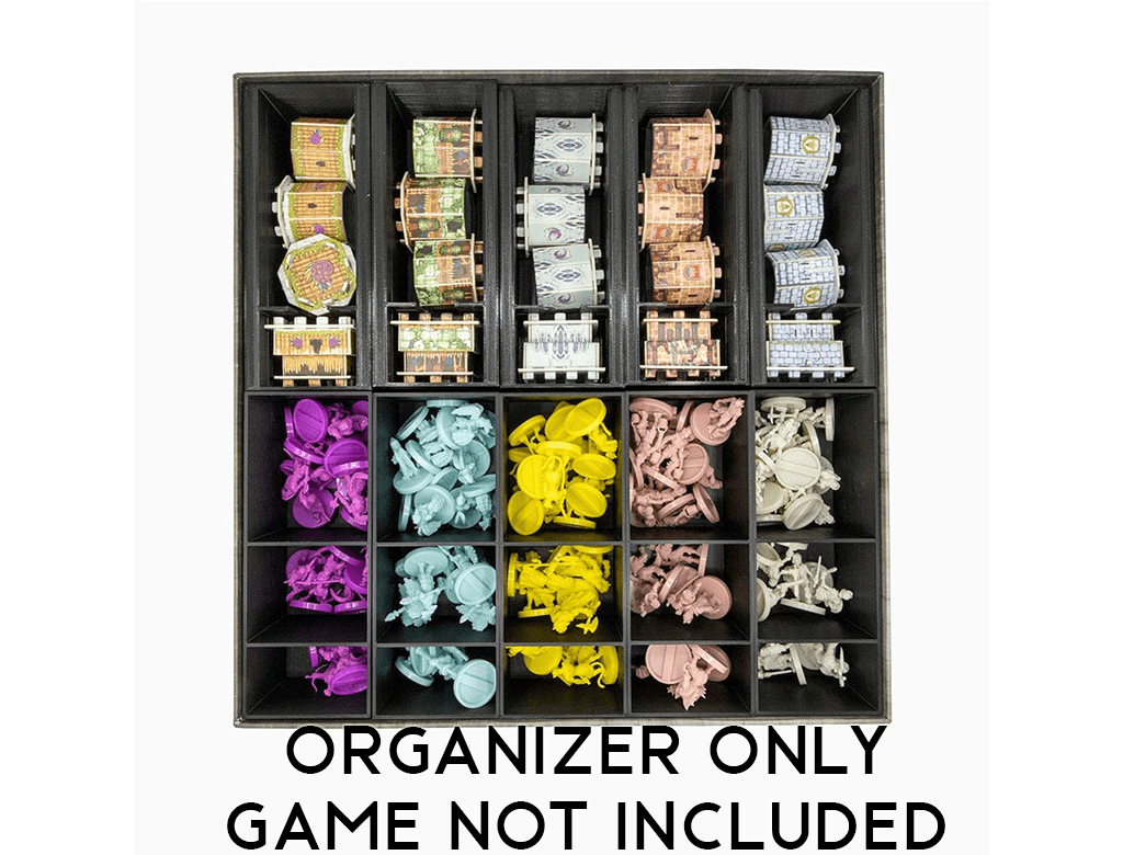 Tabletop Terrain Board Game Insert Ultimate Heroes of Land, Air, and Sea Organizer/Insert