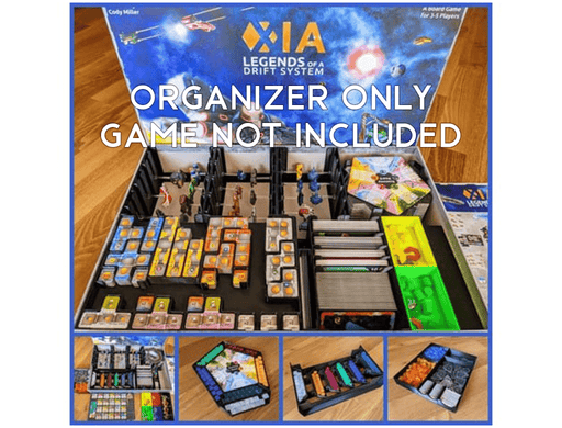 Tabletop Terrain Board Game Insert Xia Legends of a Drift System Board Game Insert / Organizer with Expansions