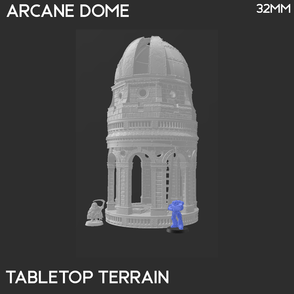 Tabletop Terrain Building Arcane Dome - Rise of the Halflings - Fantasy Building