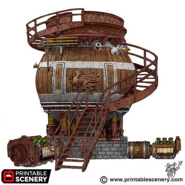 Tabletop Terrain Building Archanical Repository - Rise of the Halflings - Fantasy Building