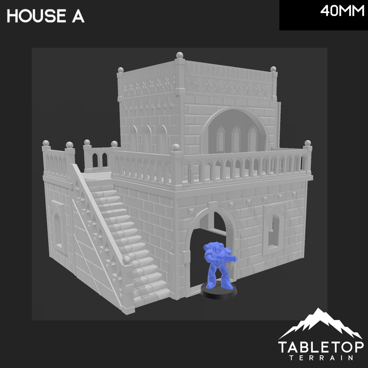 Tabletop Terrain Building Atreus Settlement House A - Star Wars Legion Shatterpoint Building