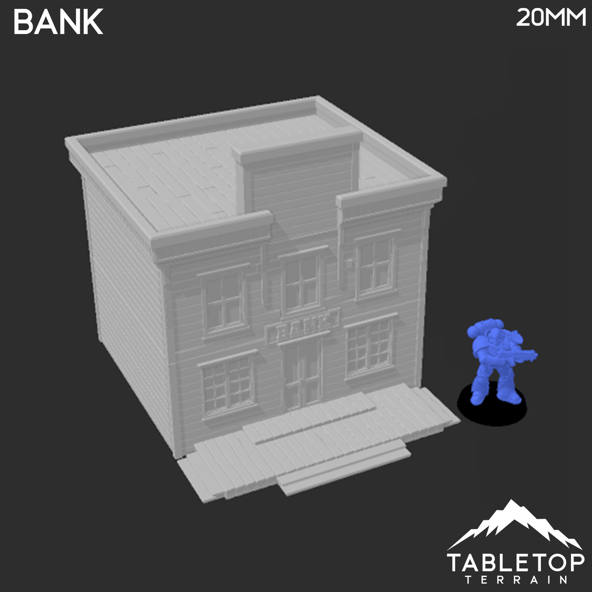 Tabletop Terrain Building Bank - Wild West Building