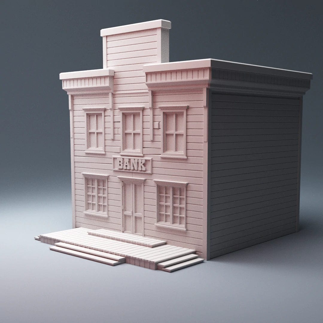 Tabletop Terrain Building Bank - Wild West Building