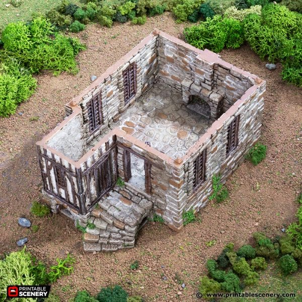 Tabletop Terrain Building Barlyway Cottage - Country & King - Fantasy Historical Building