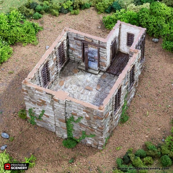 Tabletop Terrain Building Barlyway Cottage - Country & King - Fantasy Historical Building