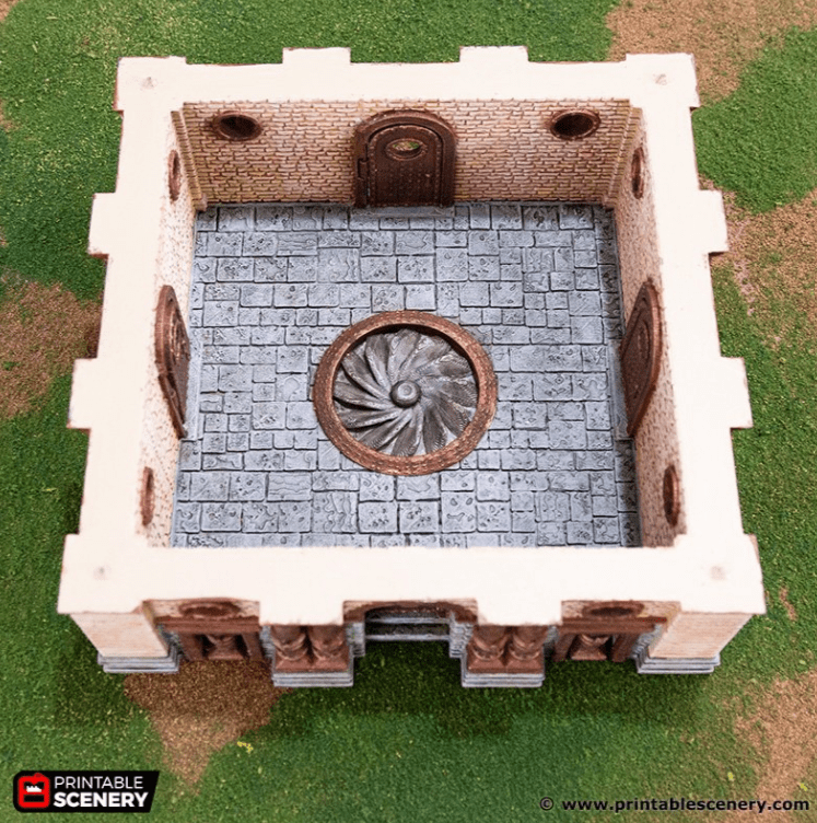 Tabletop Terrain Building Barrel Riders Barracks - Rise of the Halflings - Fantasy Building