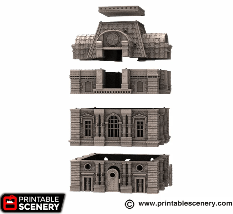 Tabletop Terrain Building Barrel Riders Barracks - Rise of the Halflings - Fantasy Building