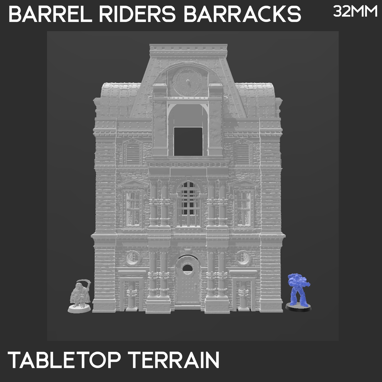 Tabletop Terrain Building Barrel Riders Barracks - Rise of the Halflings - Fantasy Building