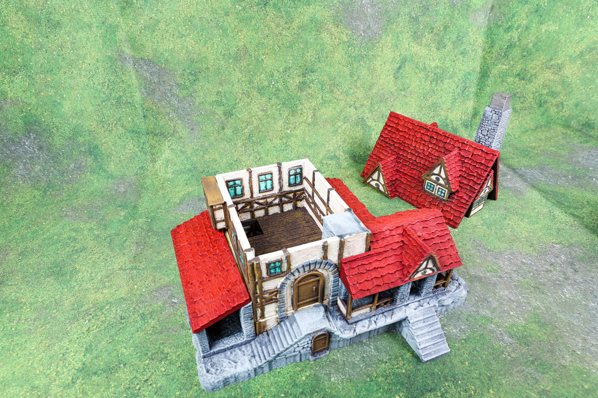 Tabletop Terrain Building Building 1 - Town of Grexdale - Fantasy Building