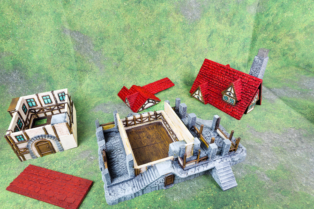 Tabletop Terrain Building Building 1 - Town of Grexdale - Fantasy Building