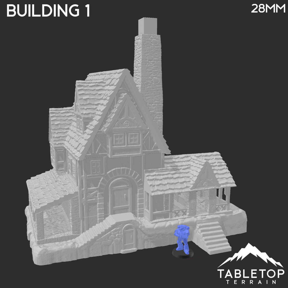 Tabletop Terrain Building Building 1 - Town of Grexdale - Fantasy Building