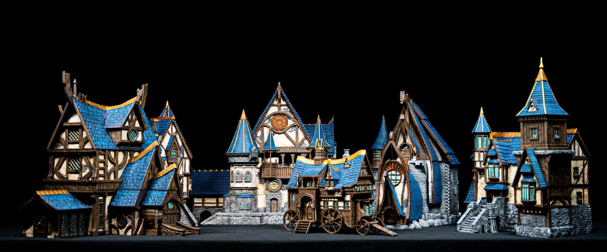 Tabletop Terrain Building Building 2 - City of Spiritdale - Fantasy Building