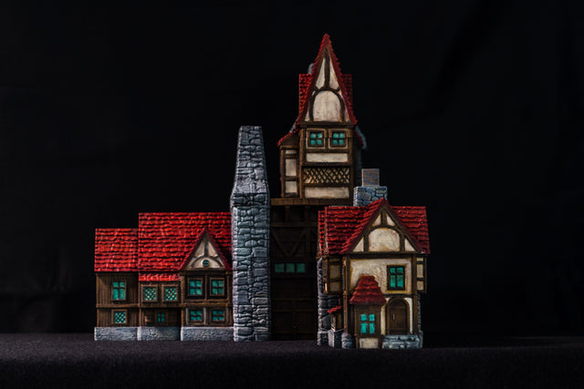 Tabletop Terrain Building Building 2 - Town of Grexdale - Fantasy Building