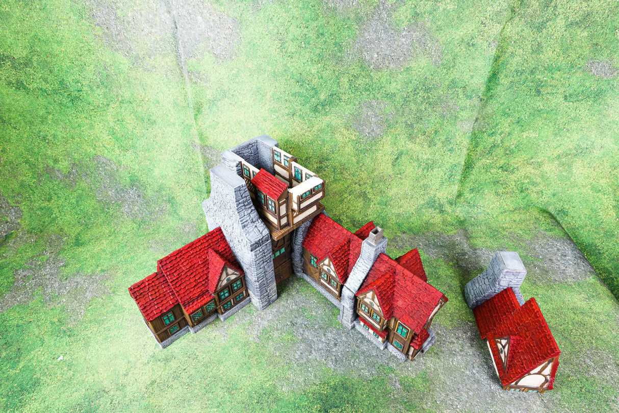 Tabletop Terrain Building Building 2 - Town of Grexdale - Fantasy Building