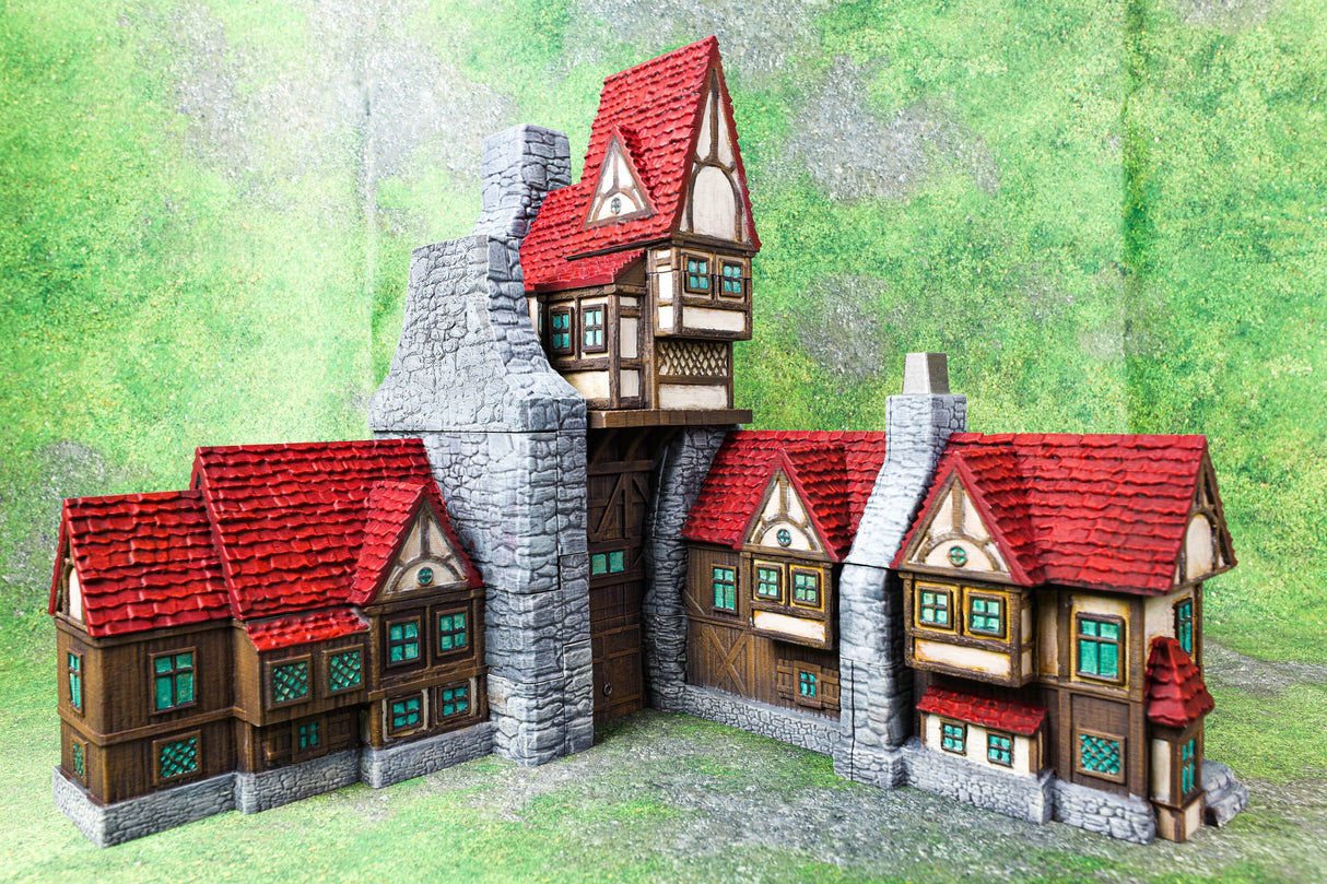 Tabletop Terrain Building Building 2 - Town of Grexdale - Fantasy Building