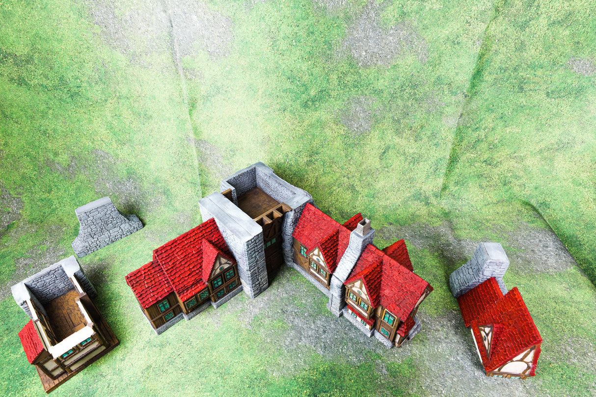 Tabletop Terrain Building Building 2 - Town of Grexdale - Fantasy Building