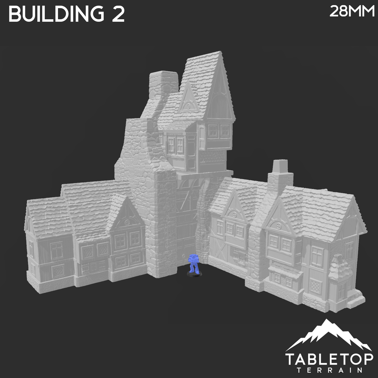 Tabletop Terrain Building Building 2 - Town of Grexdale - Fantasy Building